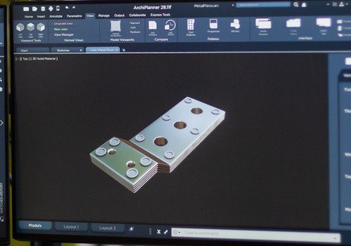 Reverse engineered CAD model created from measurements
